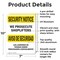 Signmission We Prosecute Shoplifters Bilingual OSHA Security Notice Sign, Aluminum, 7in W x 10in L, 2PK OS-2PACK-SN-A-710-L-11680 - alternate 7